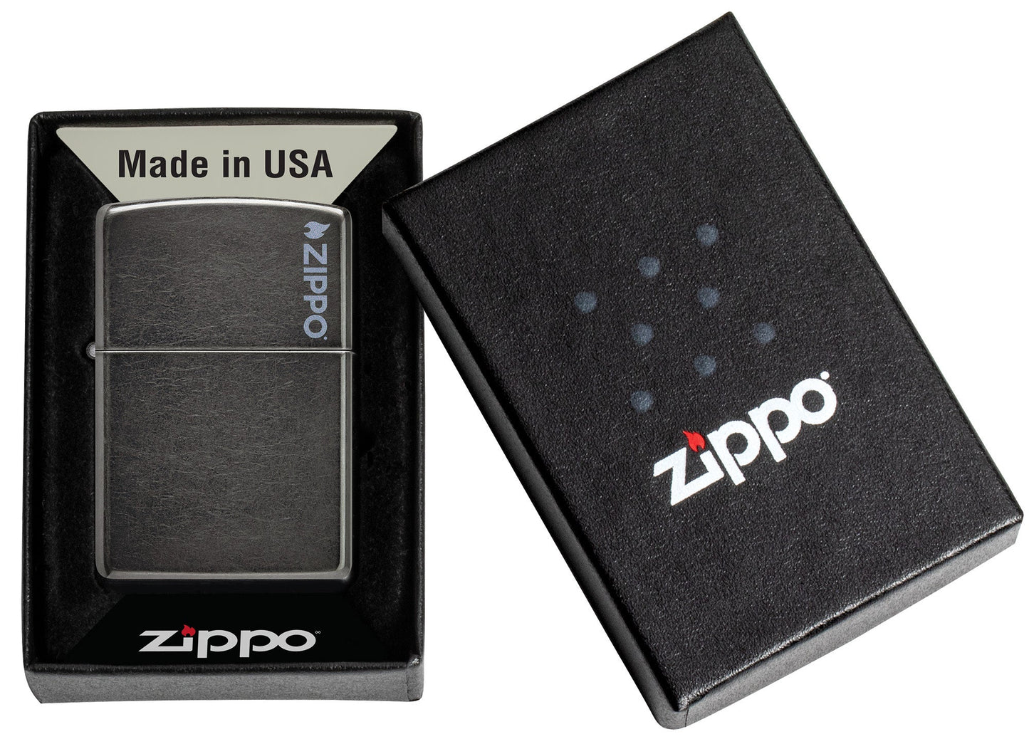 Classic Grey Zippo Logo