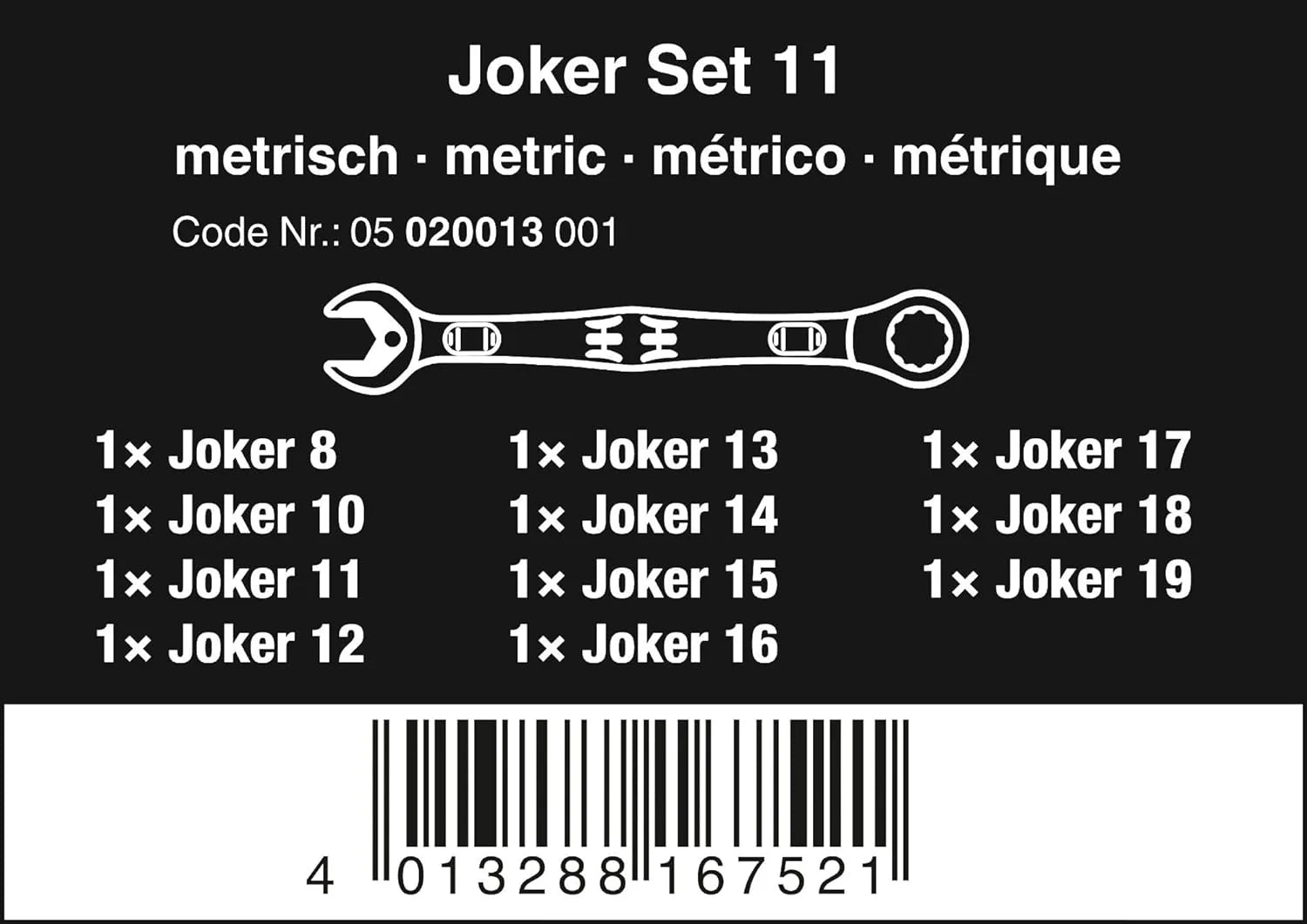 5003594001 8100 SB 2 Zyklop 3/8 Metric Ratchet Set ( Piece of 43)