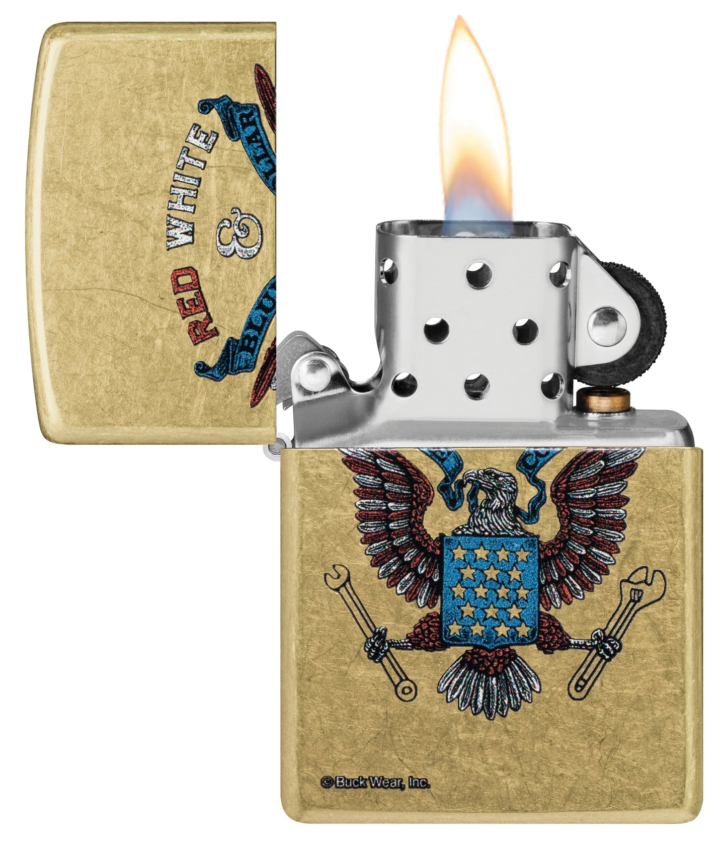 Buck Wear™ Red White & Blue Collar Design