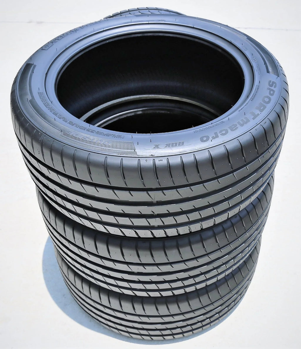 A set of 4 (quad) 275/45R19 ZR 108W XL A/S high-performance all-season tires for: 2008-09 Acura MDX base, 2008 Volkswagen Touareg TDI