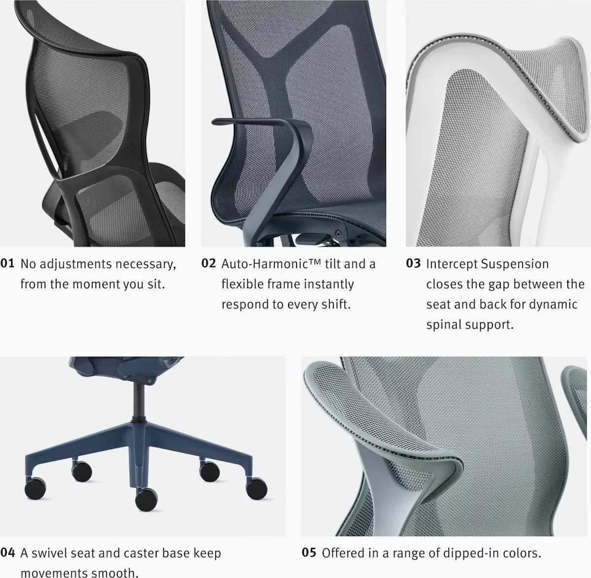 Cosm Chair, Mid Back