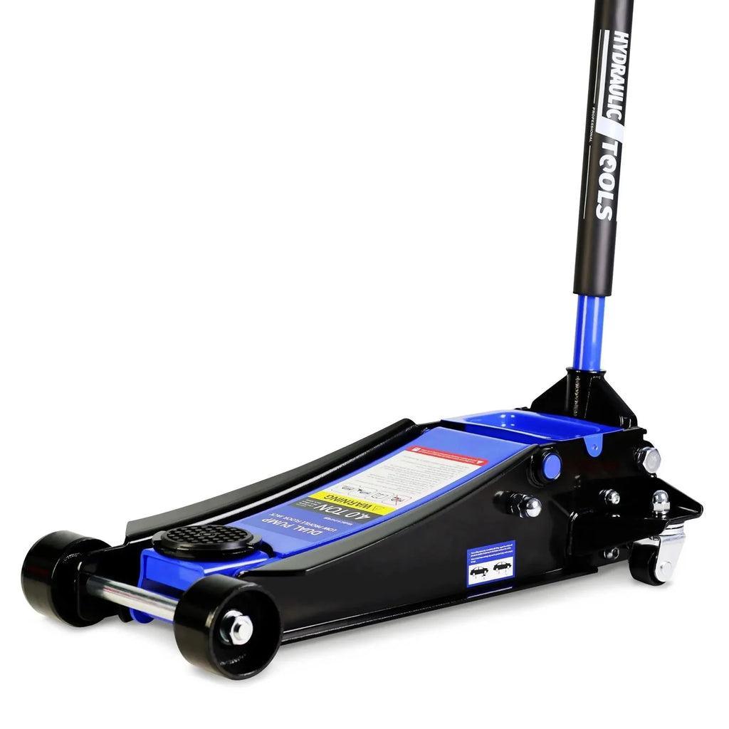 4-Ton Floor Jack, Low Profile Car Jack, Heavy-Duty Trolley Jack Car Lift with Dual Pump Pistons, Lifting Range 4-21, 8000LBS