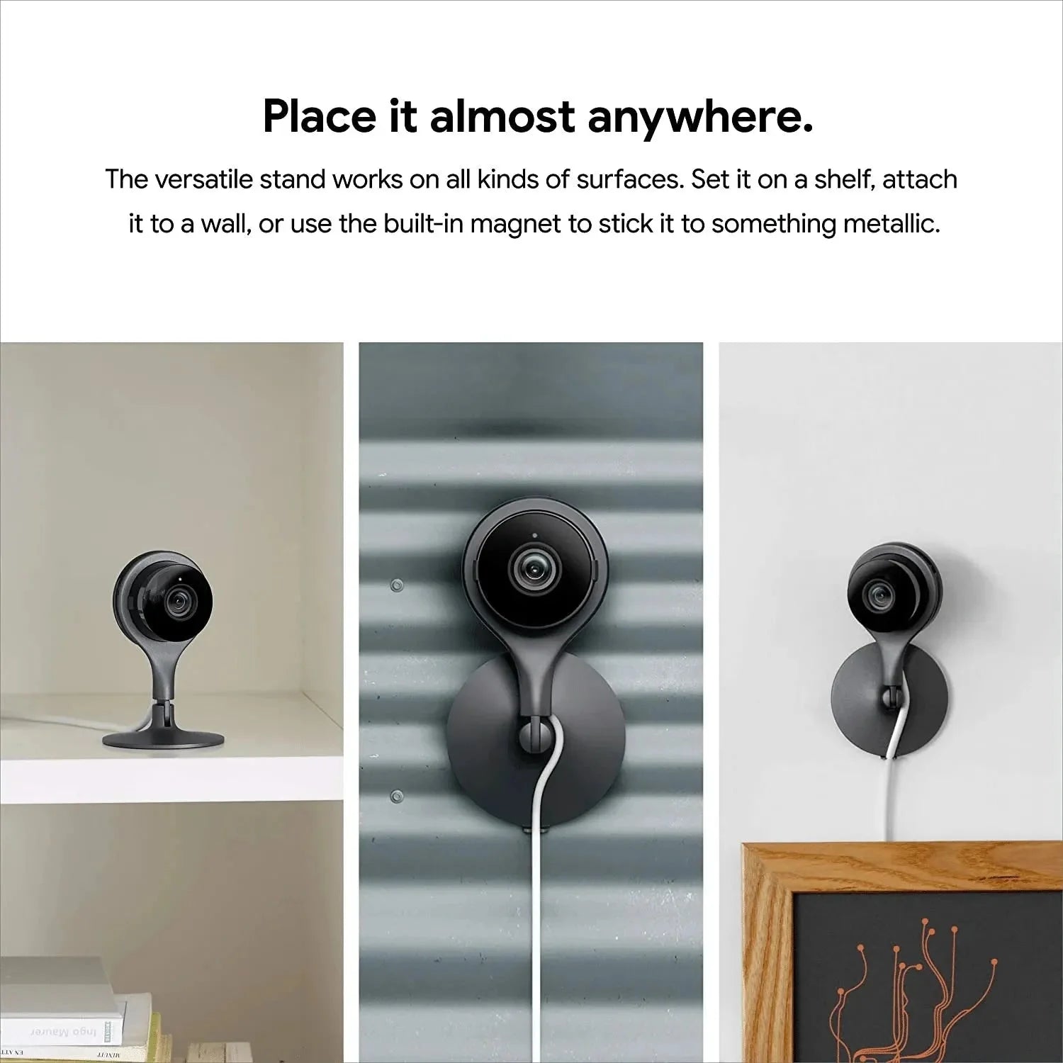 Google Nest Cam Indoor Wired Indoor Camera, For Home Security