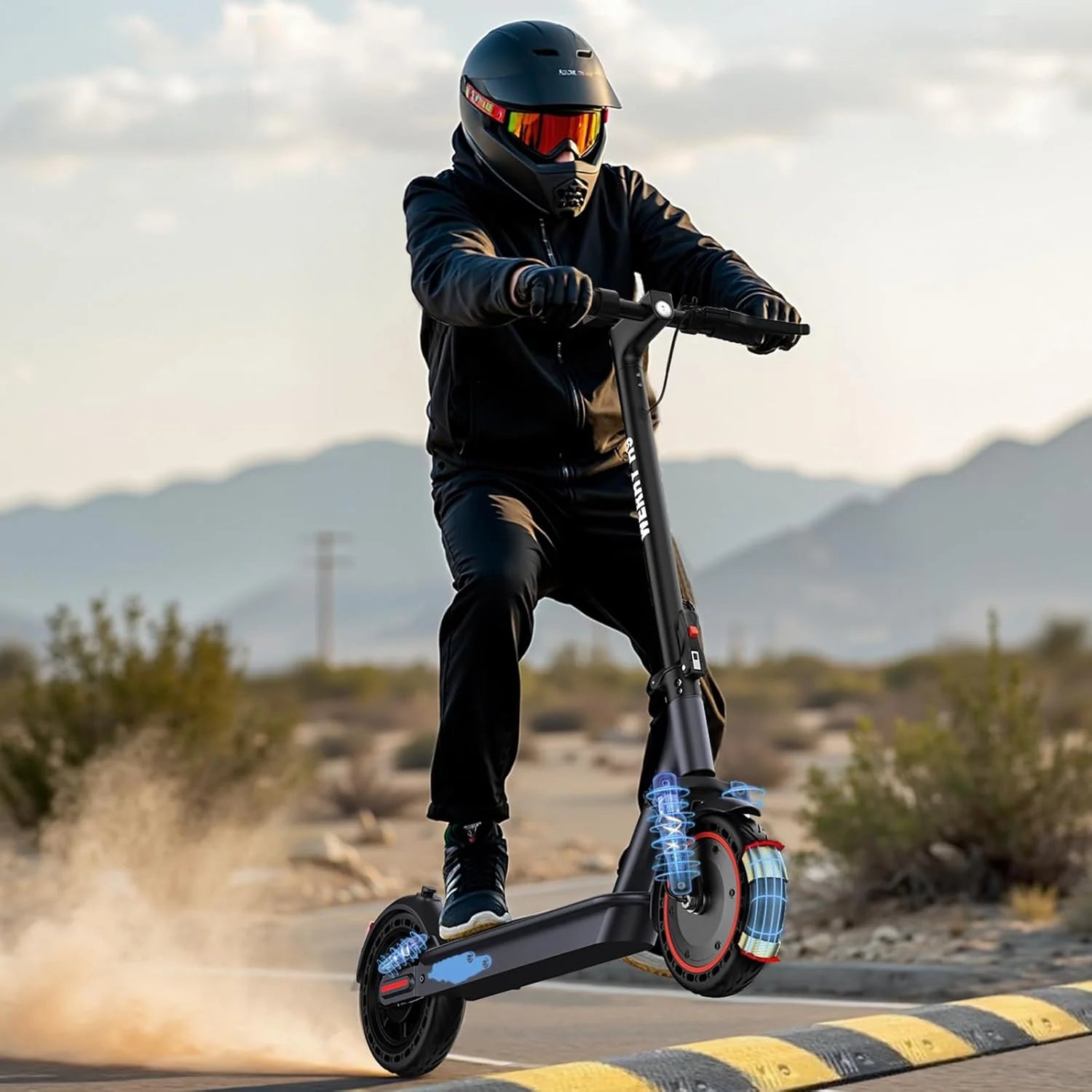 Electric Scooter - 350W/500W Motor, 22 Mph Top Speed