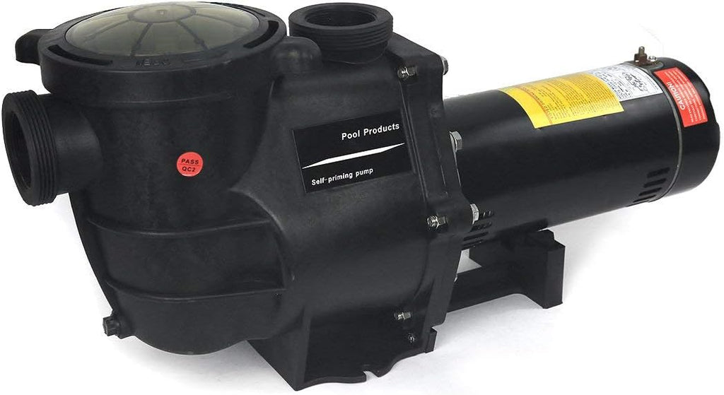 XtremepowerUS 2HP In-Ground Swimming Pool Pump Variable Speed 2 Inlet 230V High Flo w/ Slip-On Fitting