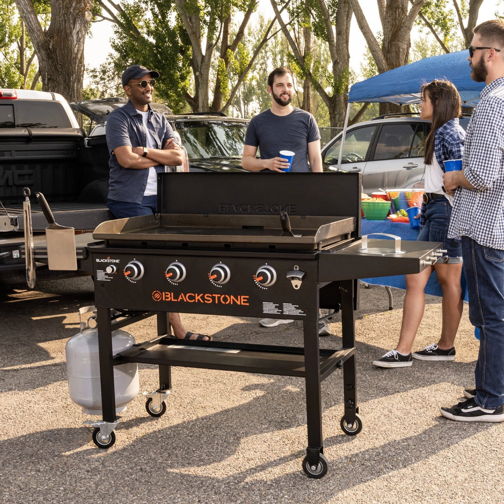 Blackstone Original 4-Burner 36 Propane Omnivore Griddle with Hard Cover