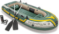 INTEX Seahawk 3 Inflatable Boat Set – 790lb Weight Capacity