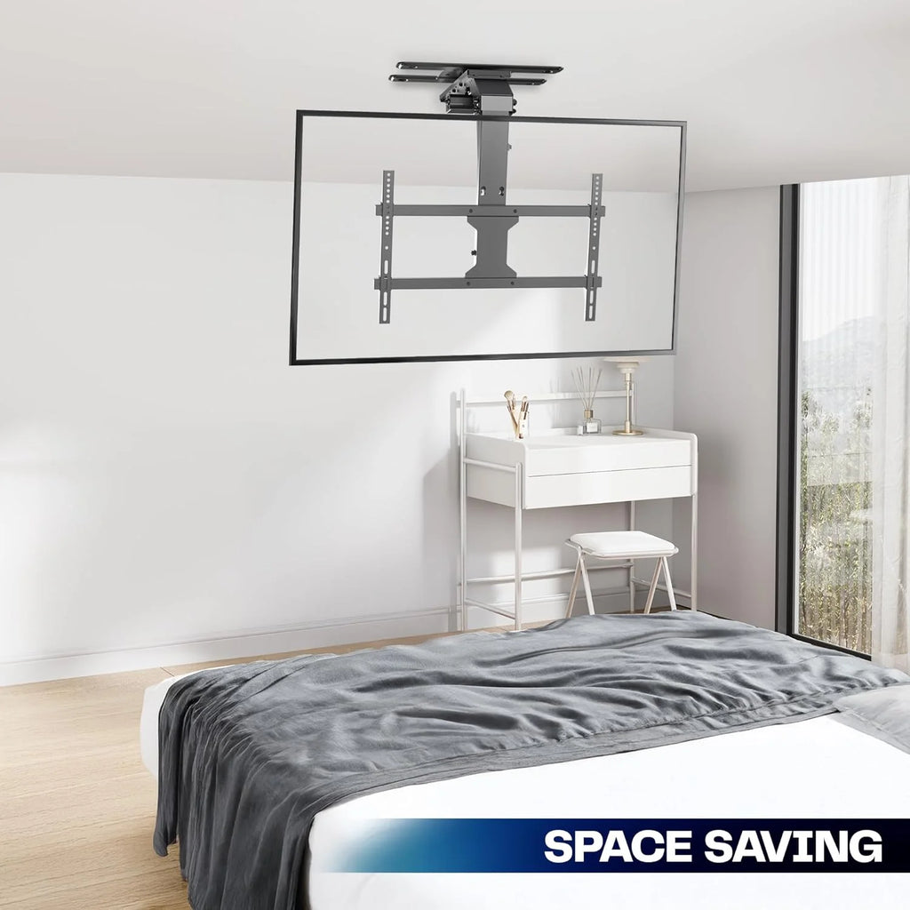 VIVO Electric Ceiling TV Mount, 37 70, Motorized, App Control, Black