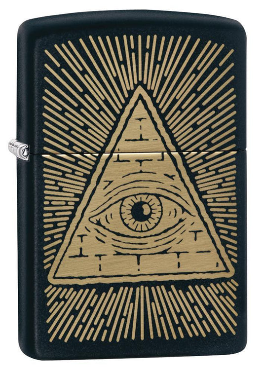 Eye of Providence Black Matte Design
