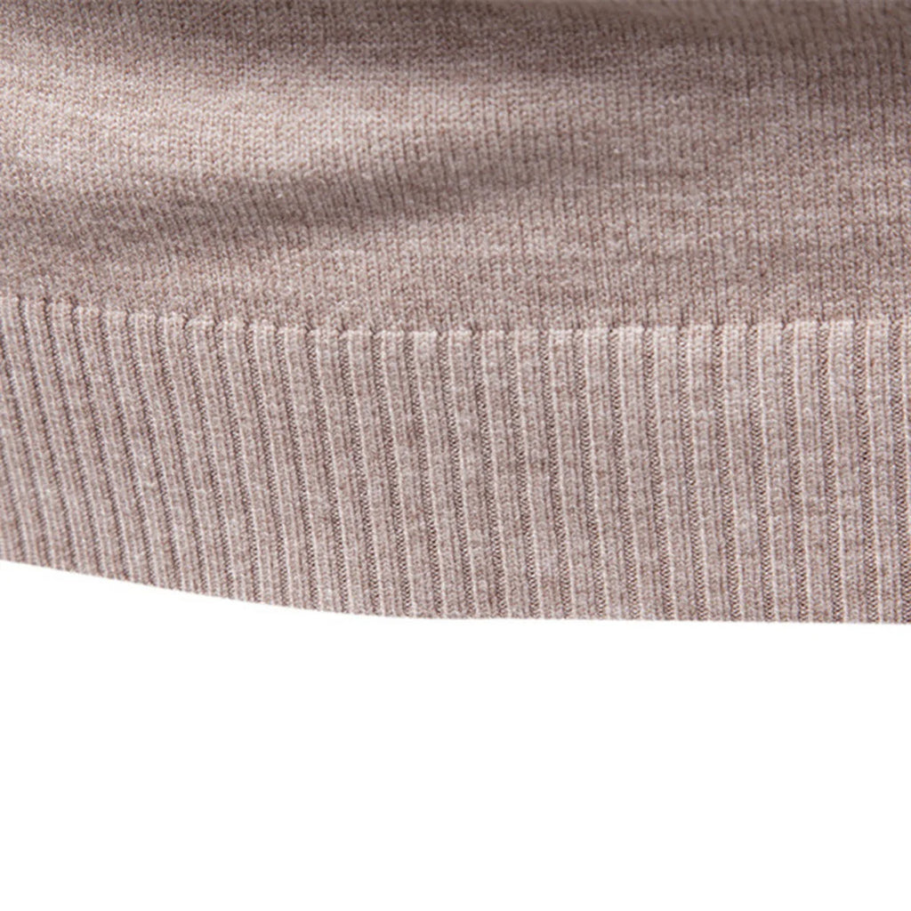Men's Mockneck Pullover Sweater
