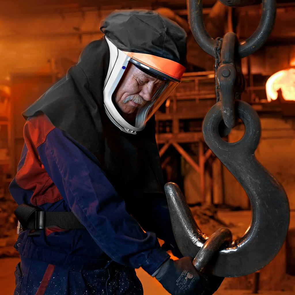 Helmet M-405, For Powered Air Purifying Respirators, Standard Polycarbonate Visor and General Purpose Shroud, 1/Case