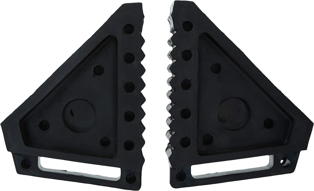 10-Ton Medium Height Pin Type Jack Stands, Pair, Red
