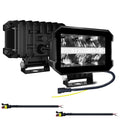 100W LED Car Wroklight High Bright DRL Spotlight 10000LM 6000K Auto Offroad SUV Headlight Truck Driving Fog Lights Headlamp 30V