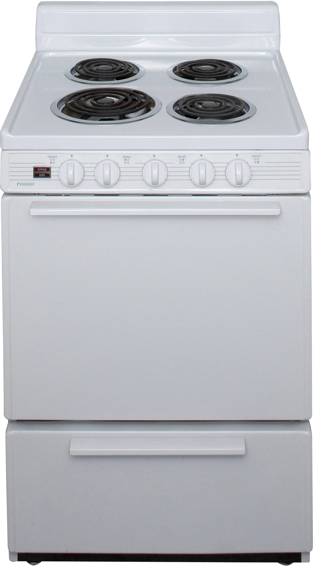 Premier 24 inch Electric Range (White)