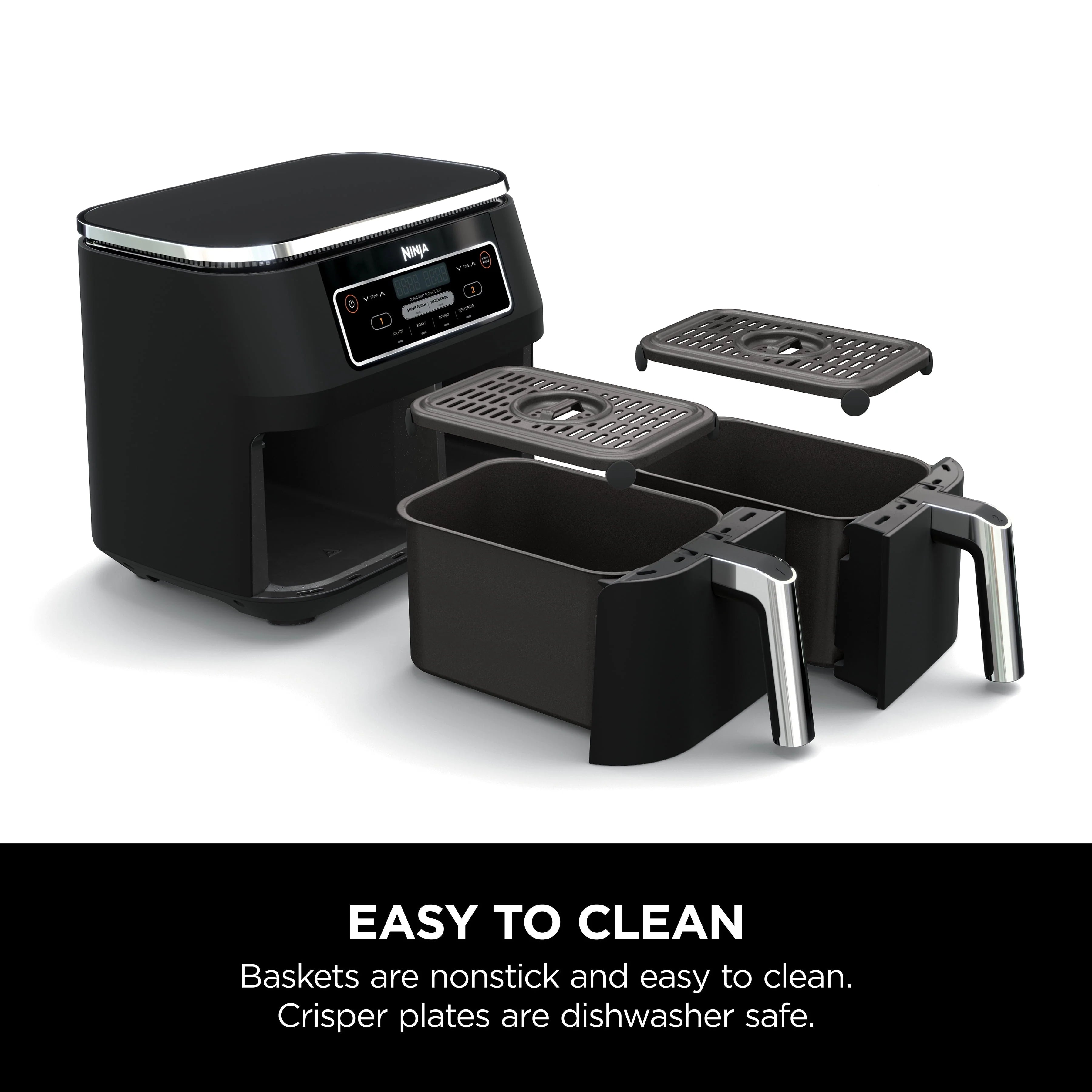 Ninja? Foodi? 4-in-1, 8-qt., 2-Basket Air Fryer with DualZone? Technology