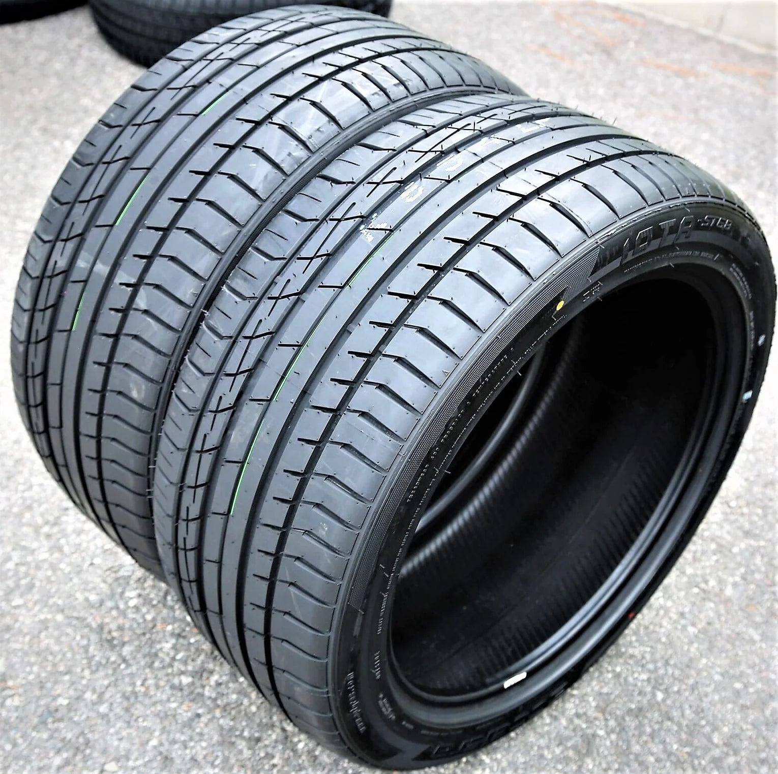 A set of four (four) 295/40R20 ZR 110Y XL A/S performance tires fit: 2013 Jeep Grand Cherokee SRT, 2007-10 Mercedes-Benz ML63 AMG base