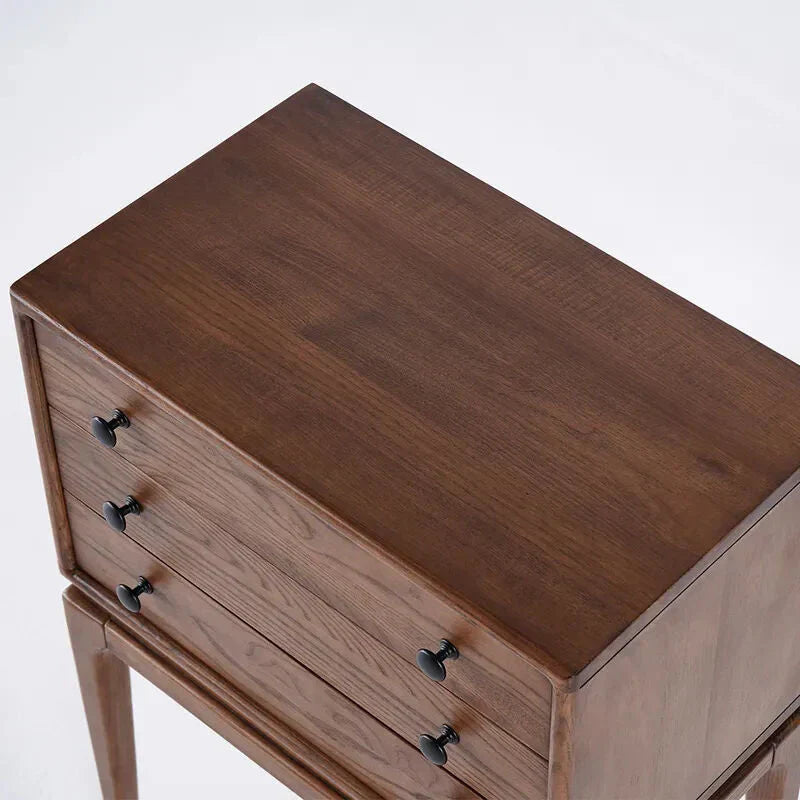 Mid Century Modern Chest Cabinet with Storage
