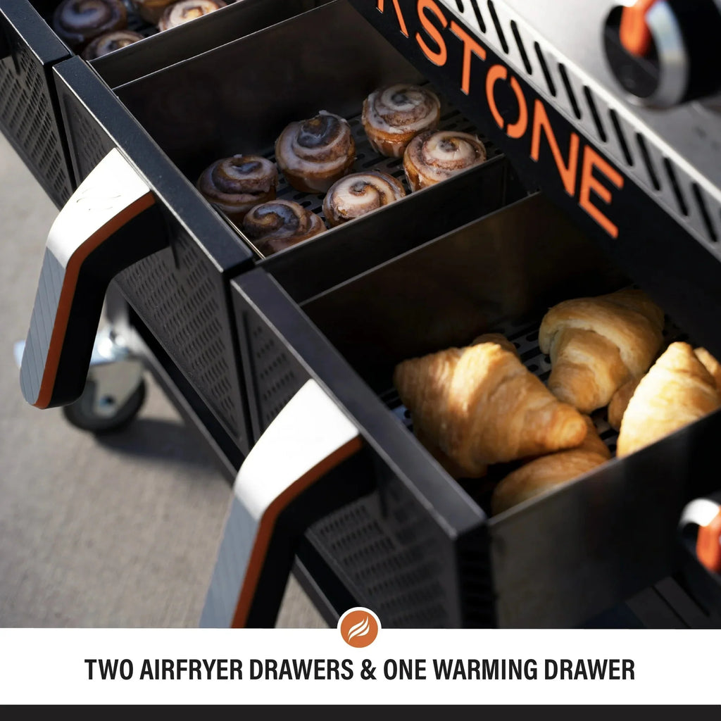 Blackstone 4-Burner 36 Propane Outdoor Griddle with Air Fryer and Hood