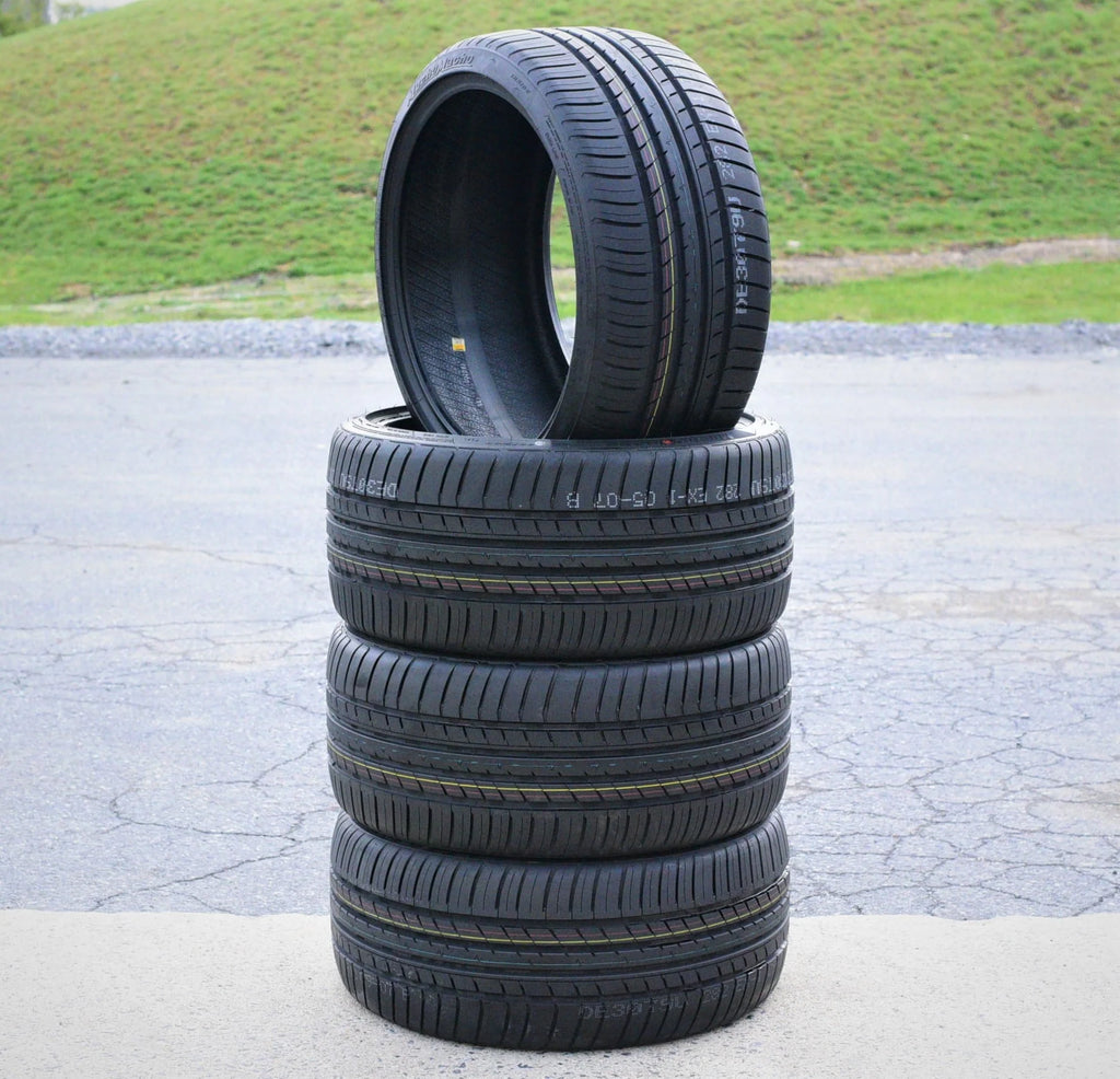 A pair of 2 (2 275/35R20 102Y ZR XL A/S performance tires fit: 2005 Bentley Continental GT, 2006-07 Bentley Continental Flying Spur