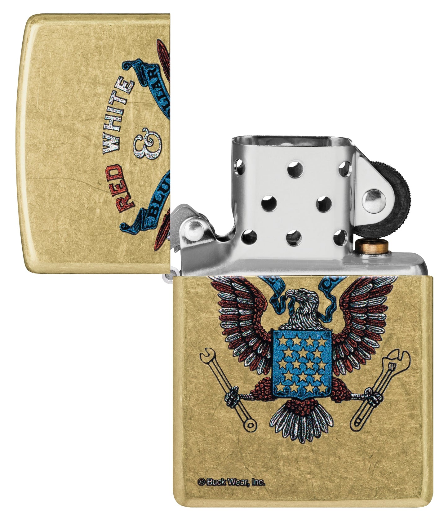 Buck Wear™ Red White & Blue Collar Design