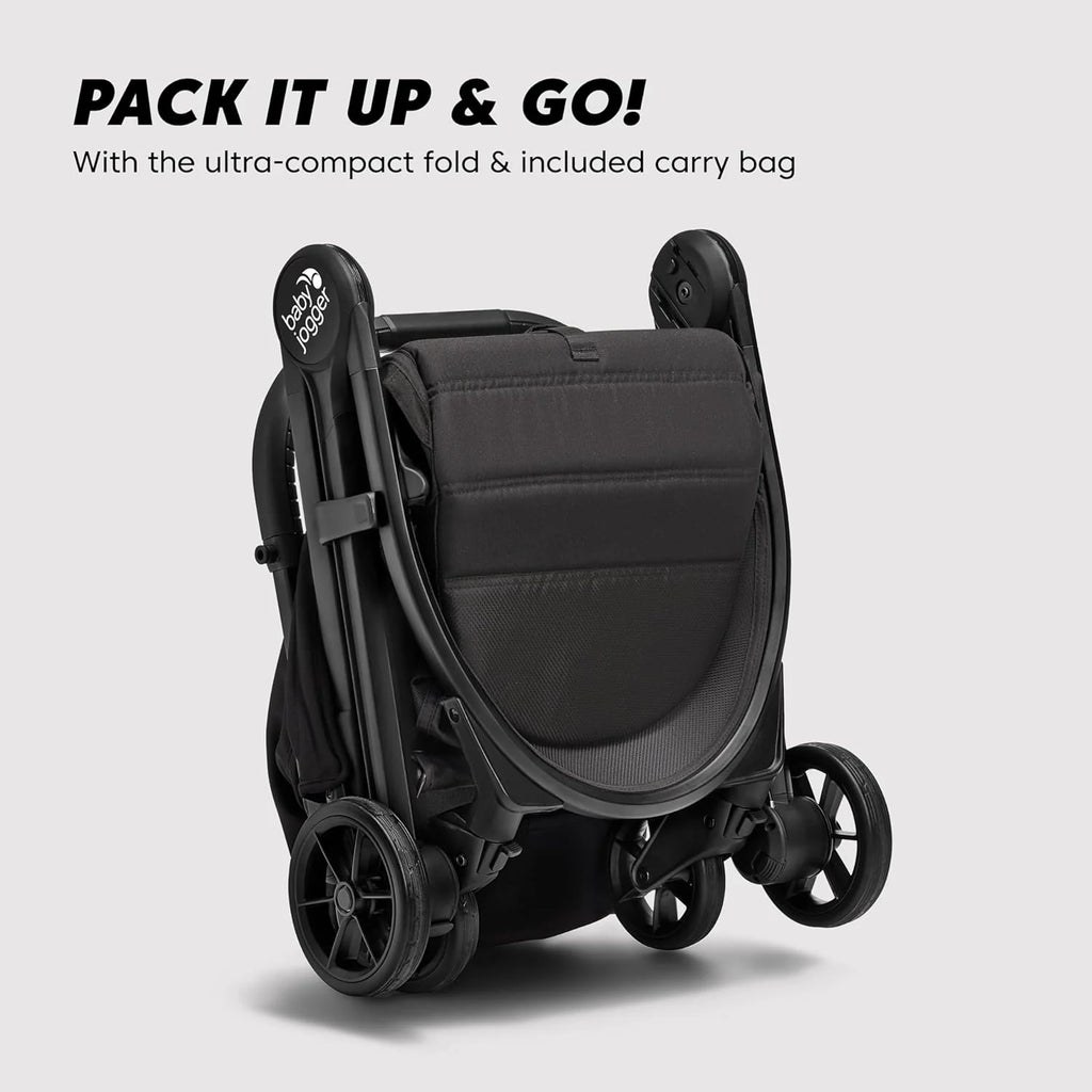 City Tour 2 Ultra-Compact Travel Stroller, Jet, Lightweight, Foldable, Ideal for Traveling