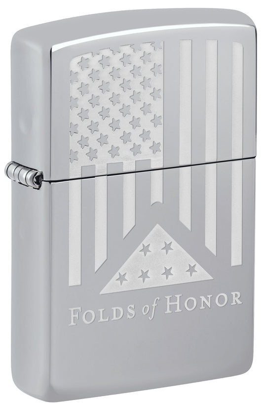 Folds of Honor Etched Flag Design