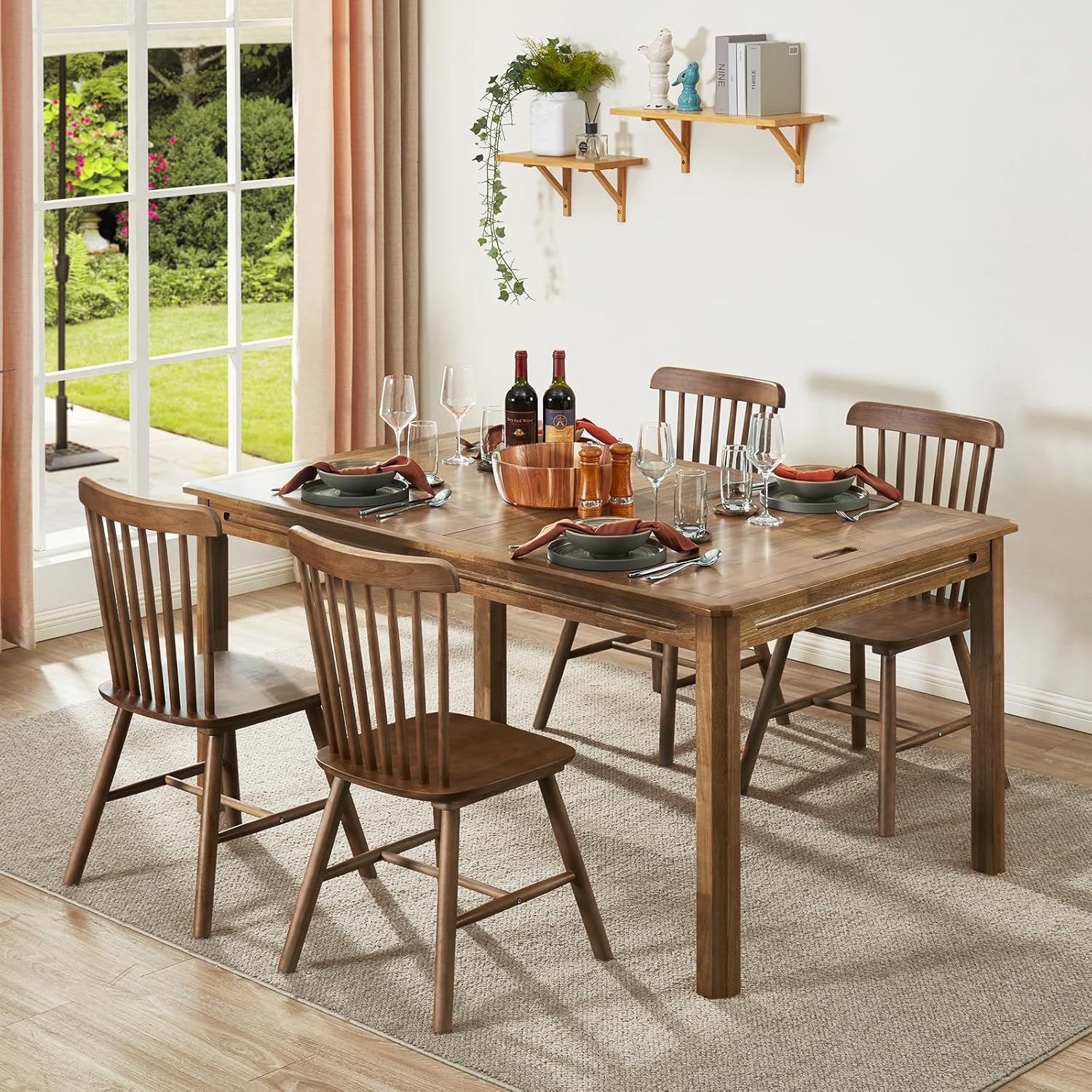 Board Game Table with Removable Top, Seats 4–6, 57x33 Play Area