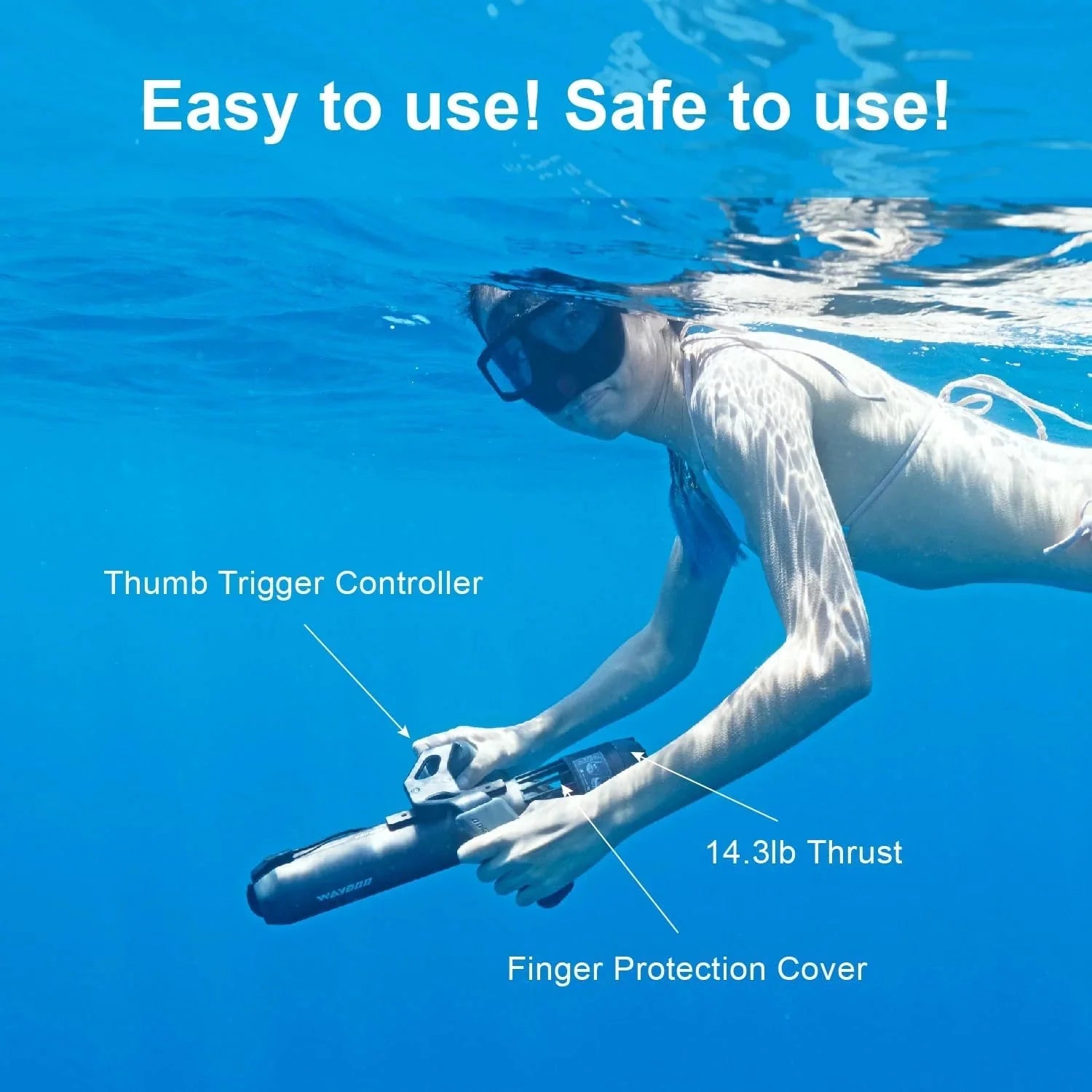 Subnado Twin Engine Handle Bracket+ Subnado Underwater Scooter 2 Packs with 2 handgrips, 2 Arm Mount Kits, 2 Accessories Mount Rings