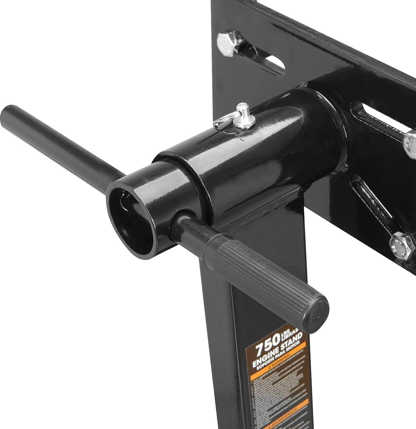 Rotating Engine Stand: Removable Oil Pan and Magnetic Tray, Turbine Turntable, 2 Brake Caster Lockable Wheels, 1,000 Lbs Capacity