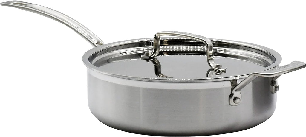 MultiClad Pro Stainless-Steel Cookware 13-Piece Cookware Set, Silver