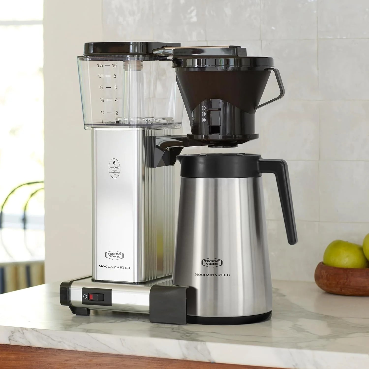 Technivorm Moccamaster KBT Coffee Brewer, 40oz, Polished Silver