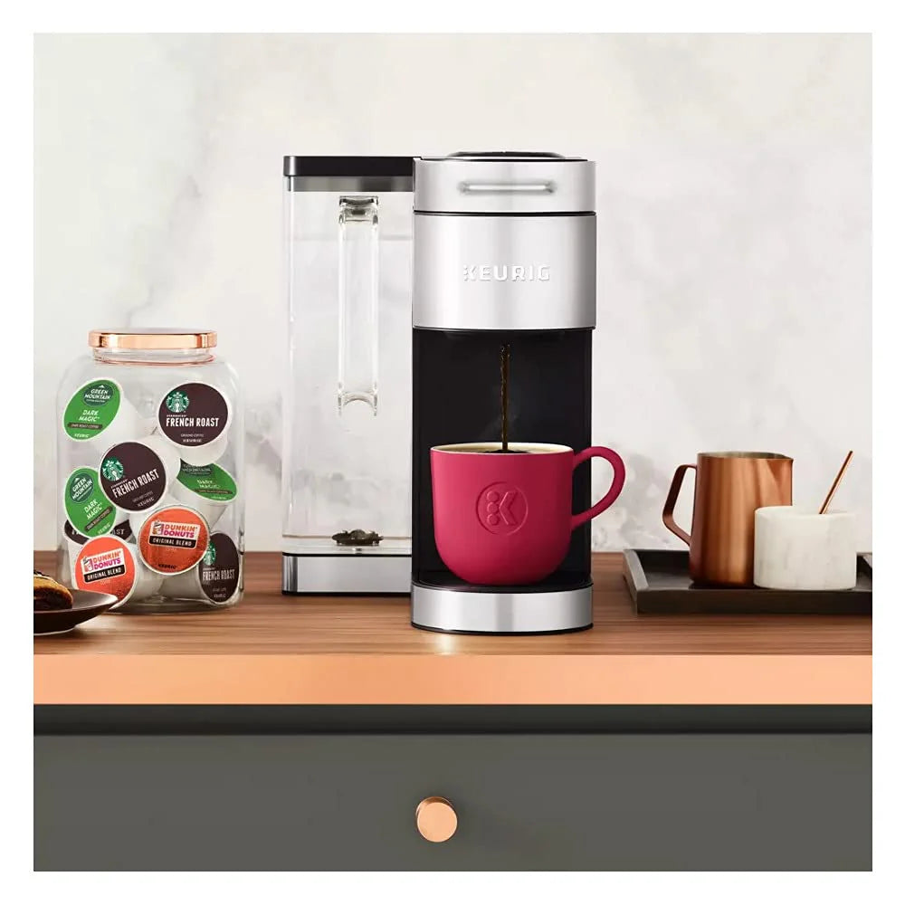 Keurig K Supreme Plus C Single Serve Coffee Maker with Multi stream Technology Incudes 15 K Cup Pods, Water Filter Handle, My K Cupu00ae Universal Reusable Coffee Filter