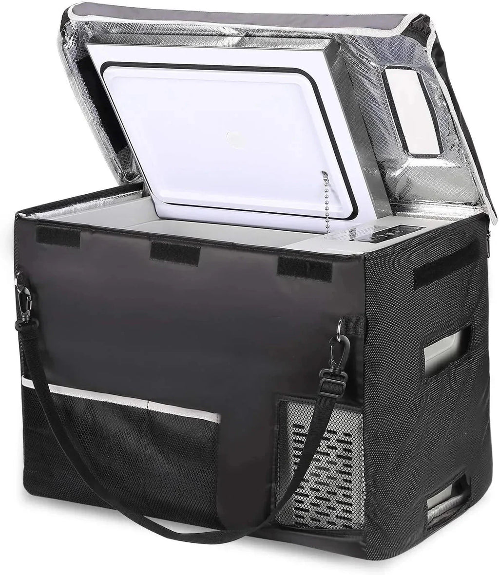 12 Volt Refrigerator 12V Car Fridge 23 Quart Portable Freezer Compressor Cooler 12/24V DC 110~240 Volt AC for Truck Van RV Camper SUV Travel Camping Road Trips Tailgating -7℉~50℉