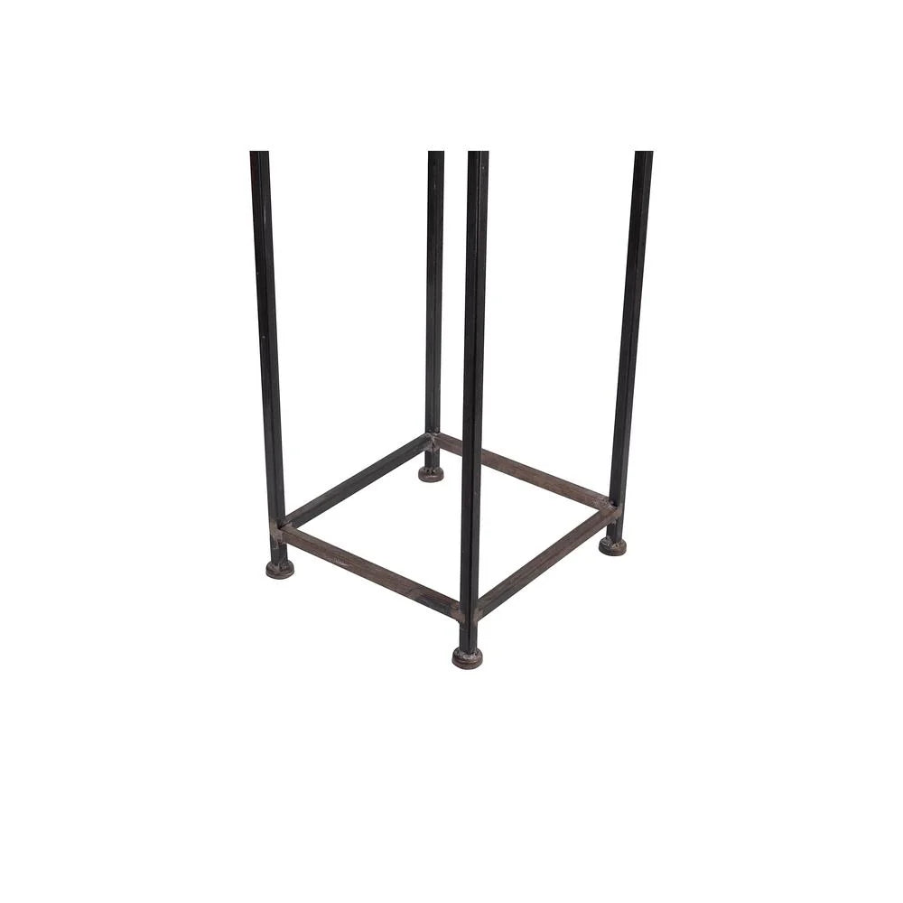 3R Studios House Shaped Metal Log Holder