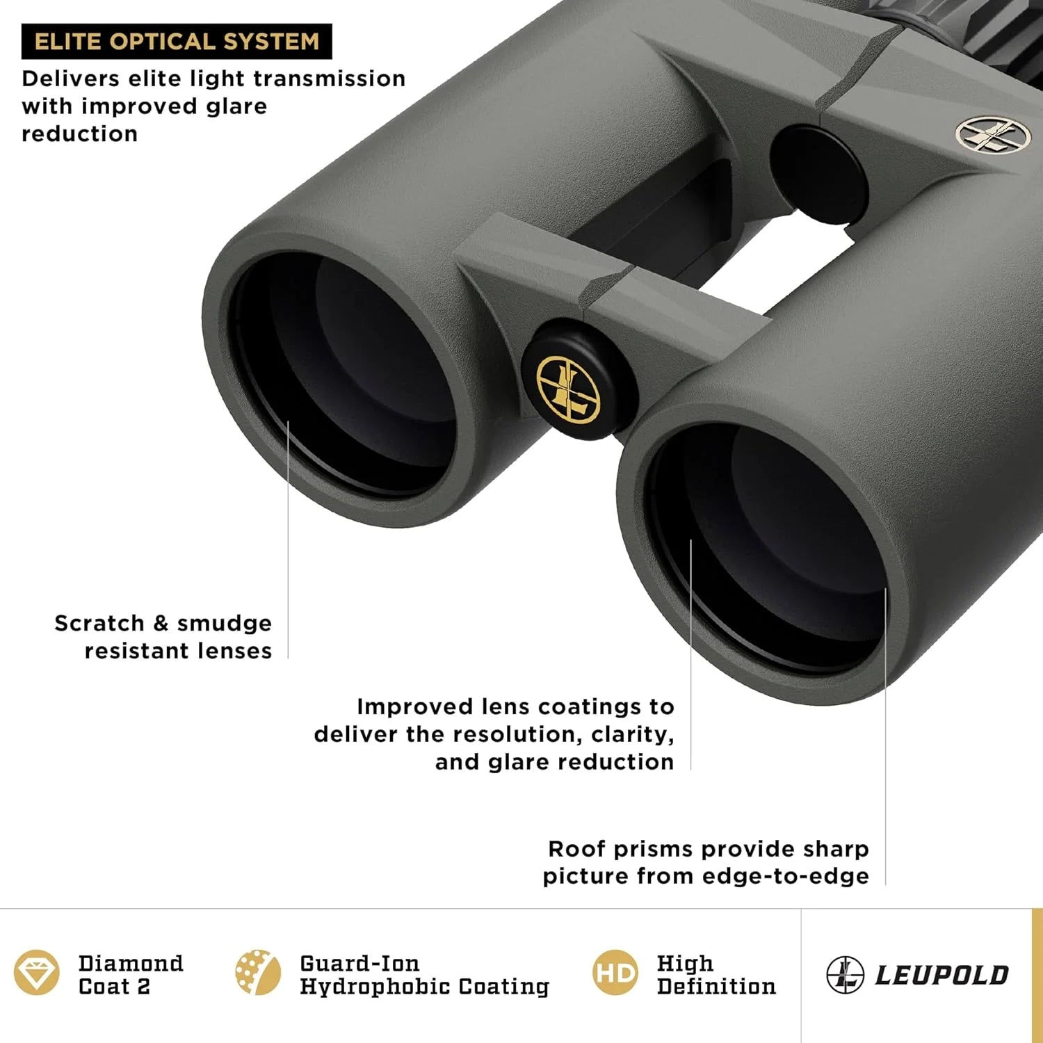 Leupold BX-4 Pro Guide HD Binoculars, 10x42mm Gen 2