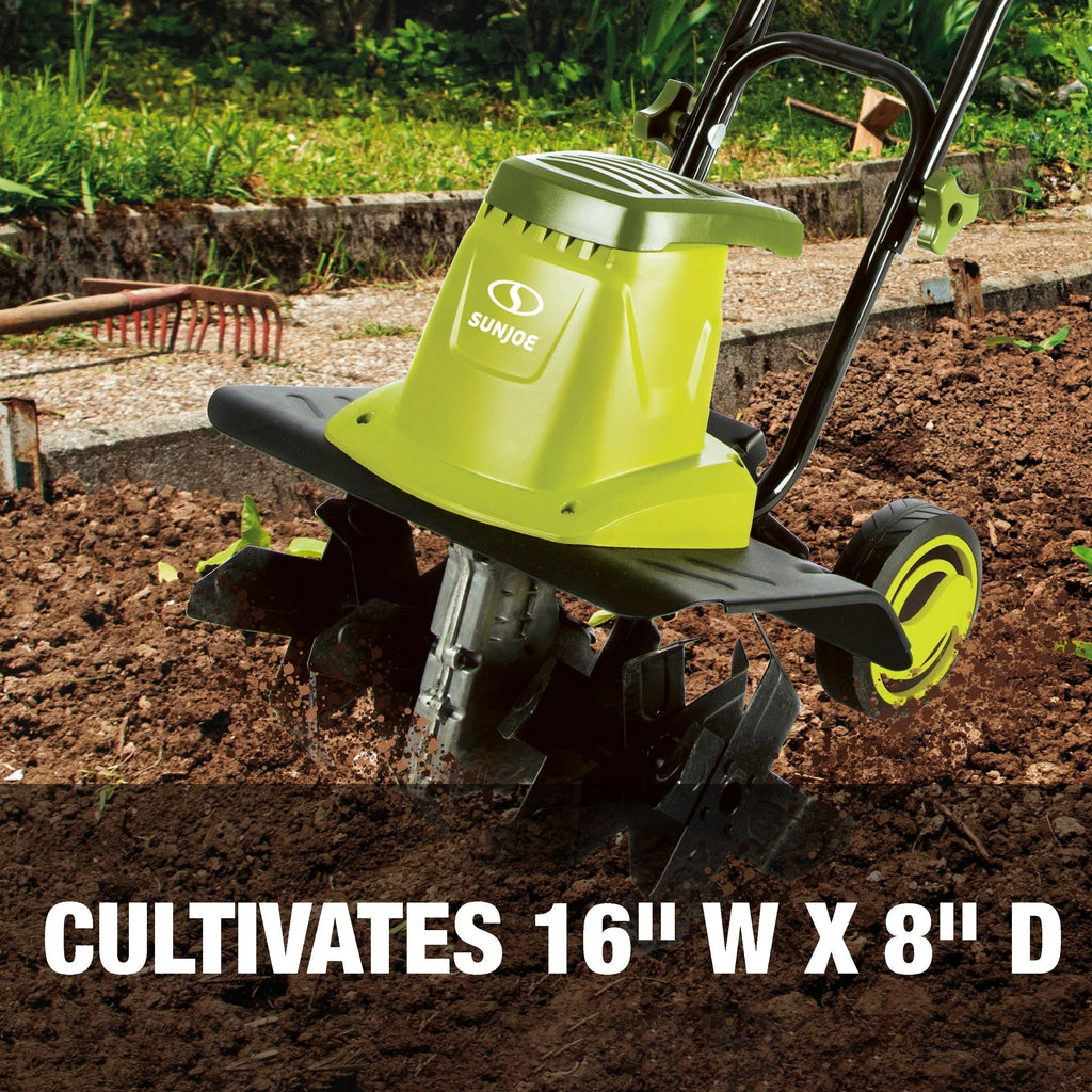 Sun Joe Electric Garden Tiller Cultivator, 16 inch, 13.5 Amp