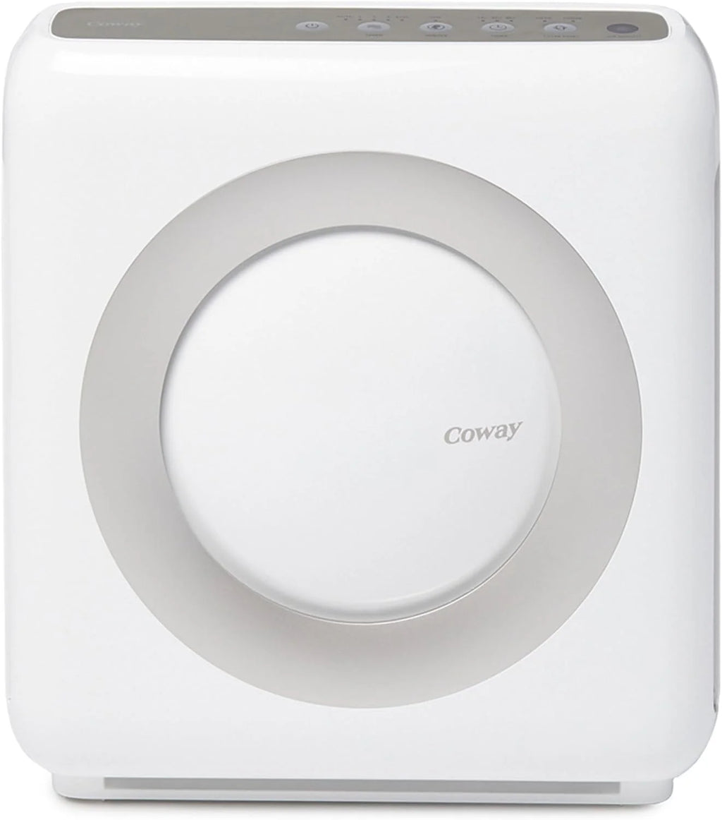 True HEPA Purifier with Air Quality Monitoring, Auto, Timer, Filter Indicator, and Eco Mode, 16.8 x 18.3 x 9.7, White