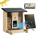 Feeder with Camera, Upgraded Smart Bird Feeder with Solar Powered, AI Identify for 10000 Plus Bird Species, Auto Capture Bird & Real-time Notifications, Ideal Gift for Bird Lovers