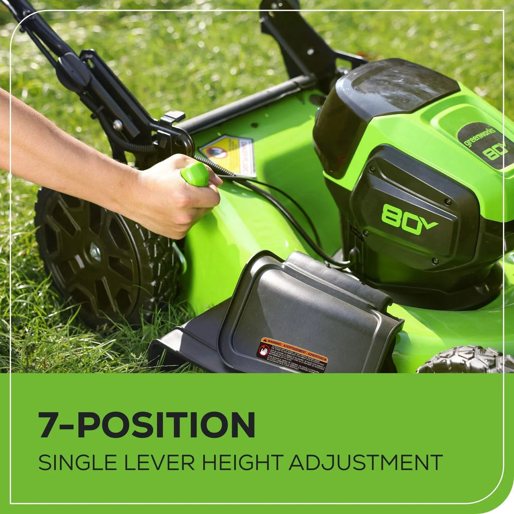 Greenworks 80V 21 Brushless Cordless Lawn Mower