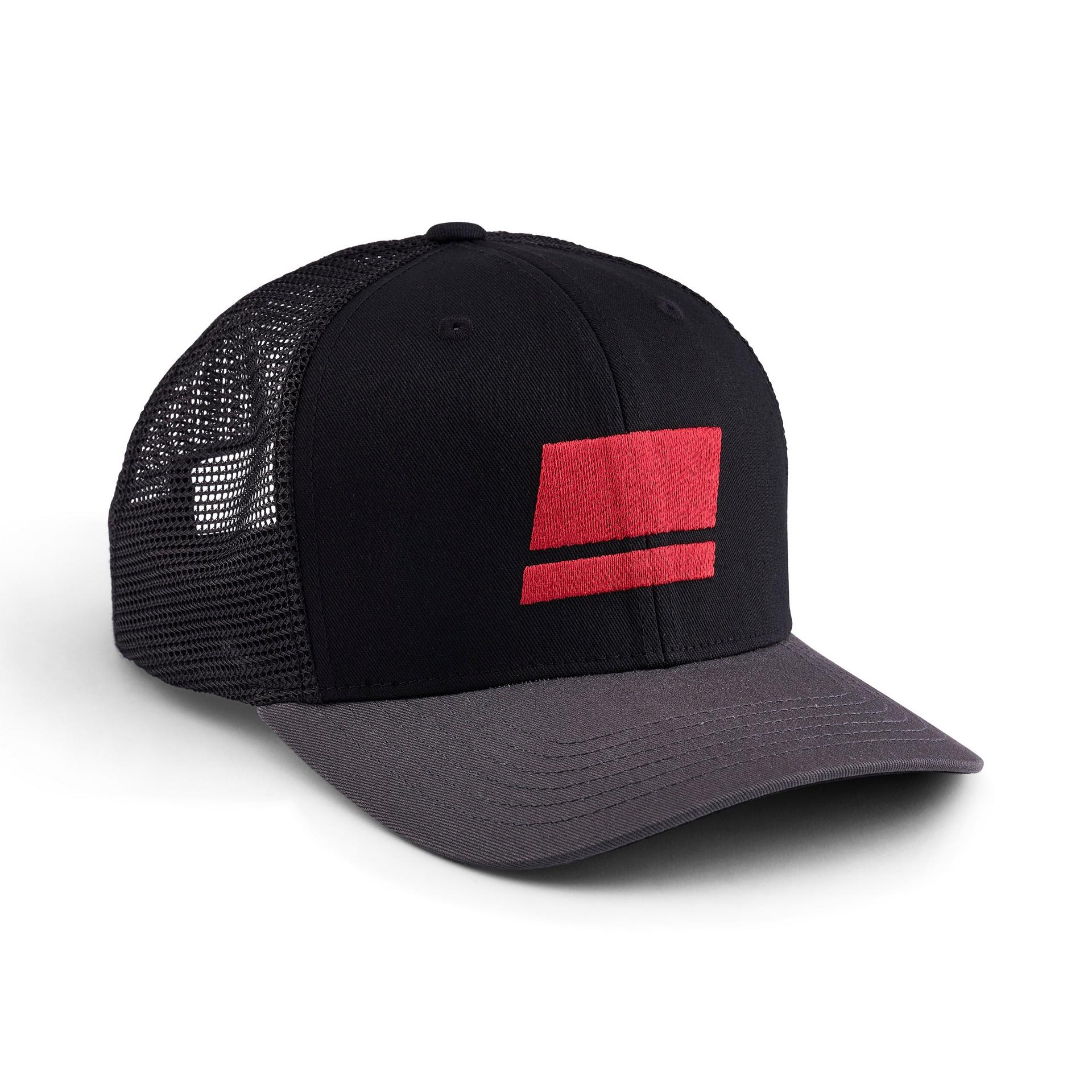 ABU Garcia Flag Logo Trucker - Black & Charcoal