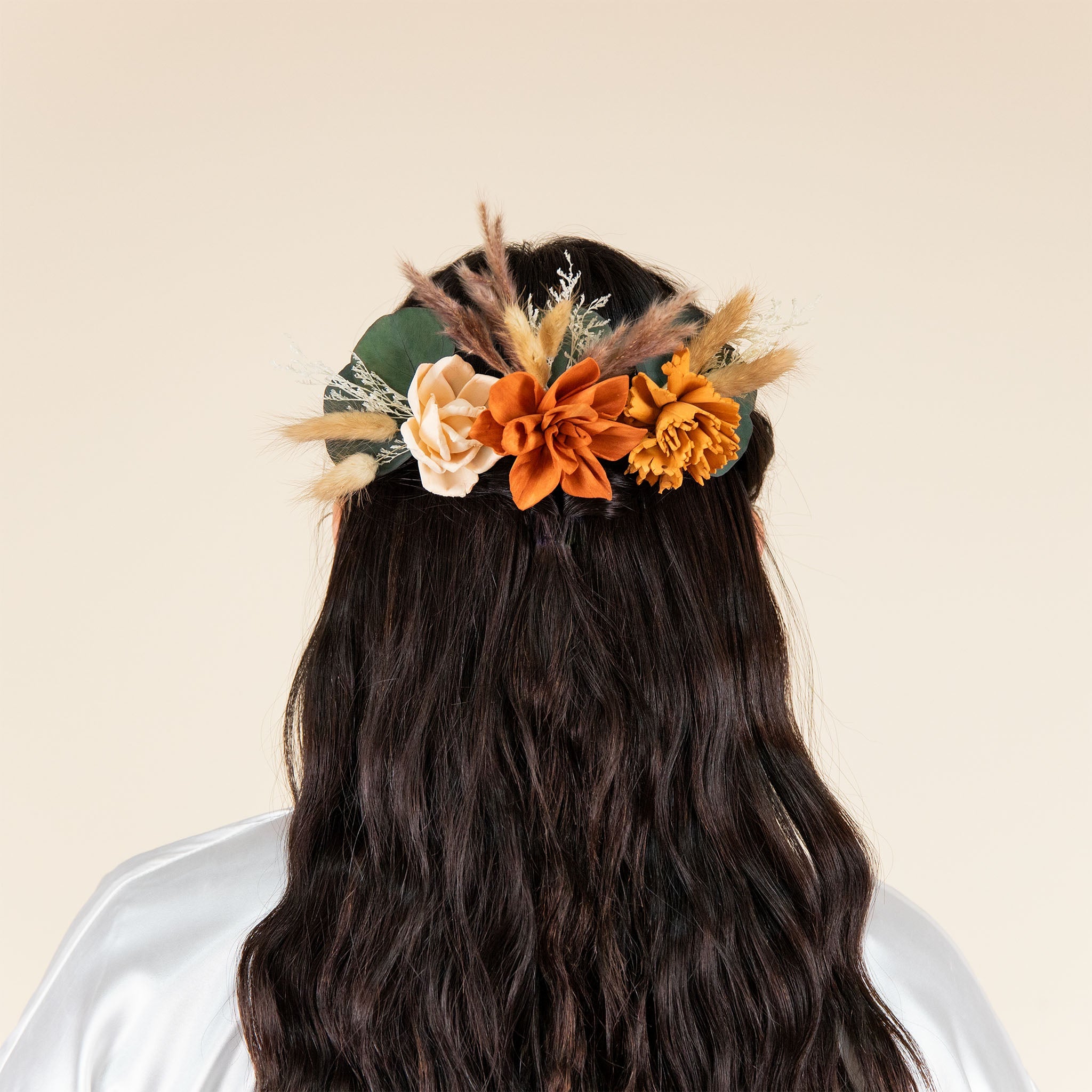 Luxe Terracotta Hairpiece*