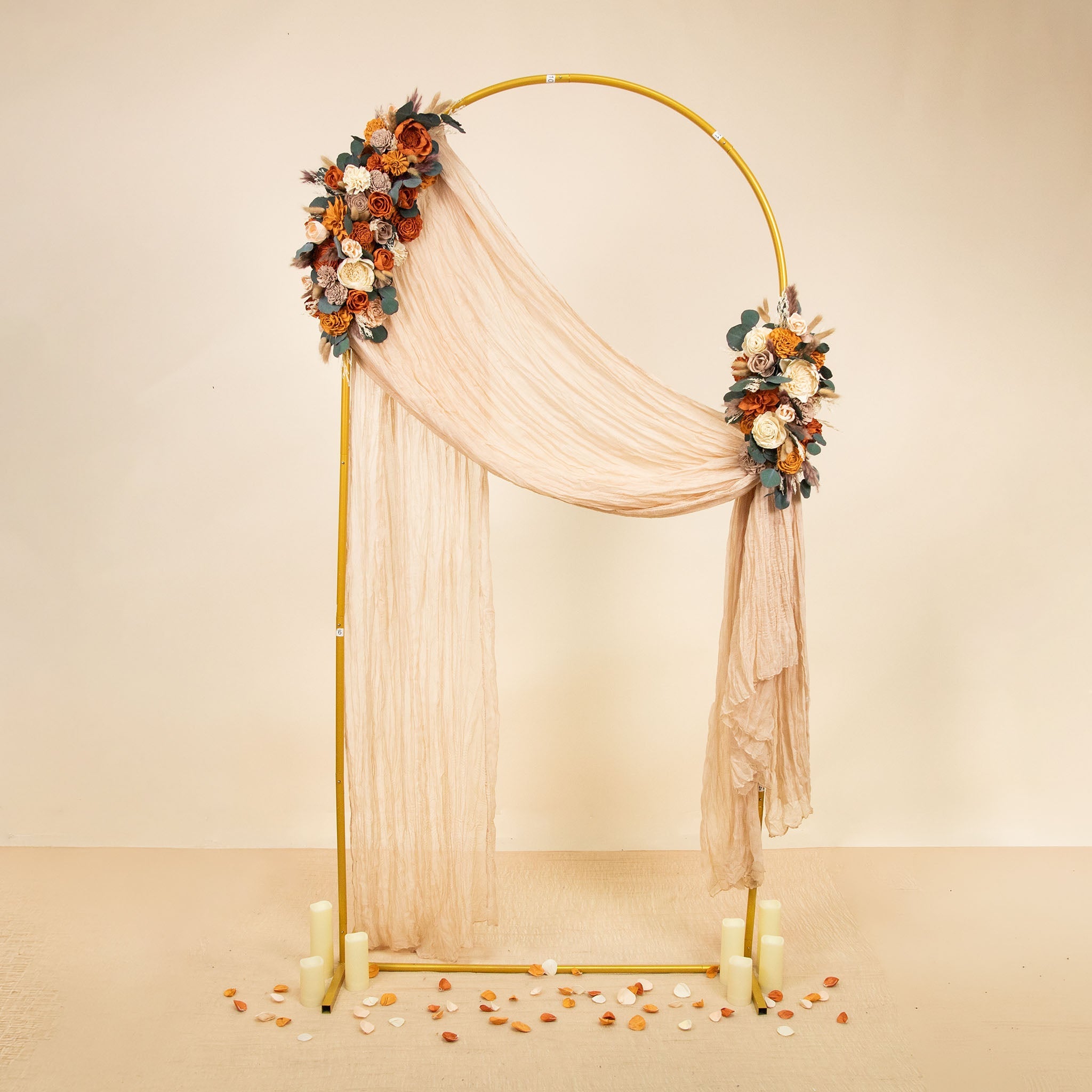 Luxe Terracotta Wedding Arch Decor*