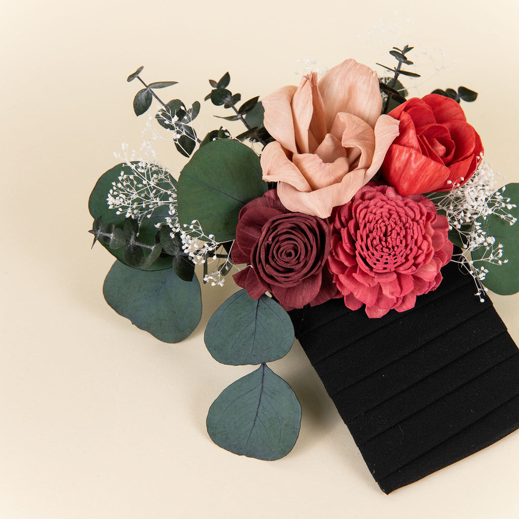 Luxe Velvet Groom's Pocket Boutonniere*