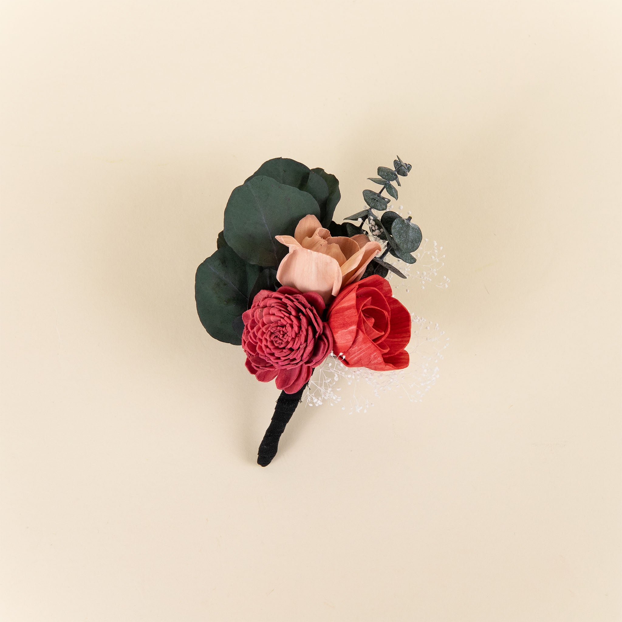 Luxe Velvet Simple Boutonniere*
