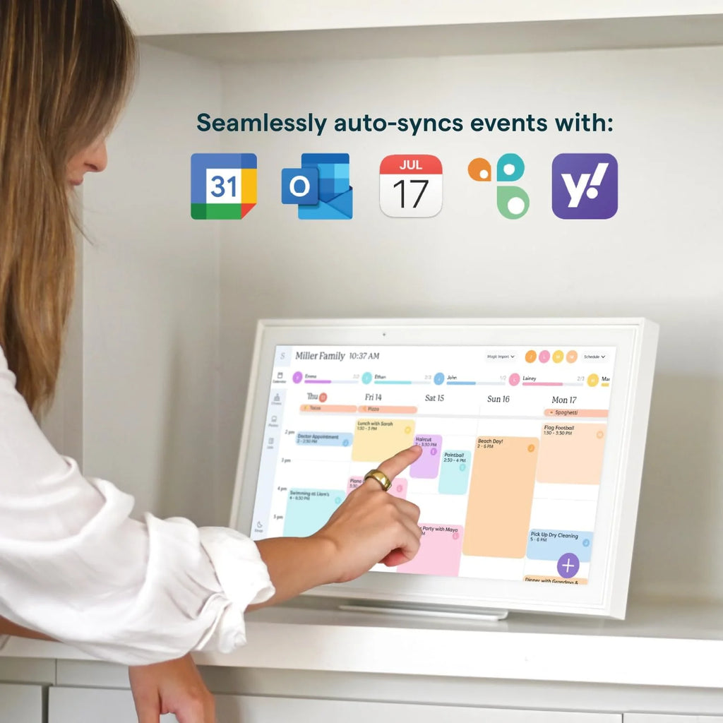 Skylight 15 Digital Calendar & Chore Chart, Wall Mount