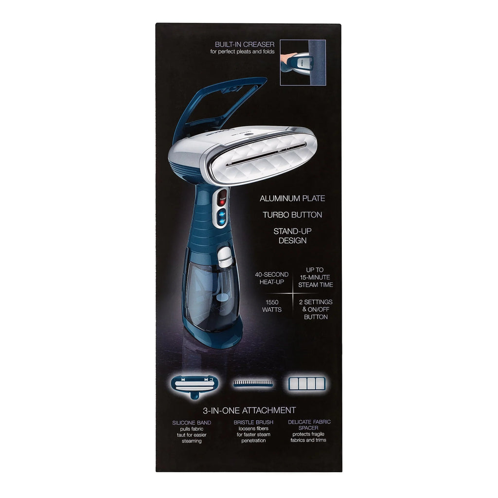 Handheld Garment Steamer for Clothes, Turbo ExtremeSteam 1550W, Portable Handheld Design, Strong Penetrating Steam GS38R