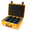 Case with Foam Yellow