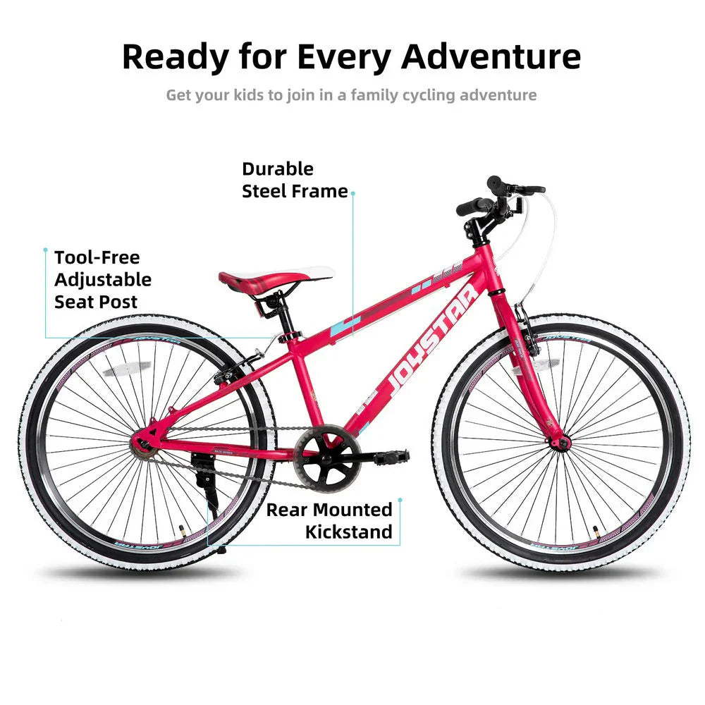 JOYSTAR Lubbock 20 24 Kids Mountain Bike Single Speed Bicycle