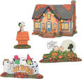 Snow Village Halloween Trick-or-Treat Lane Peanut House