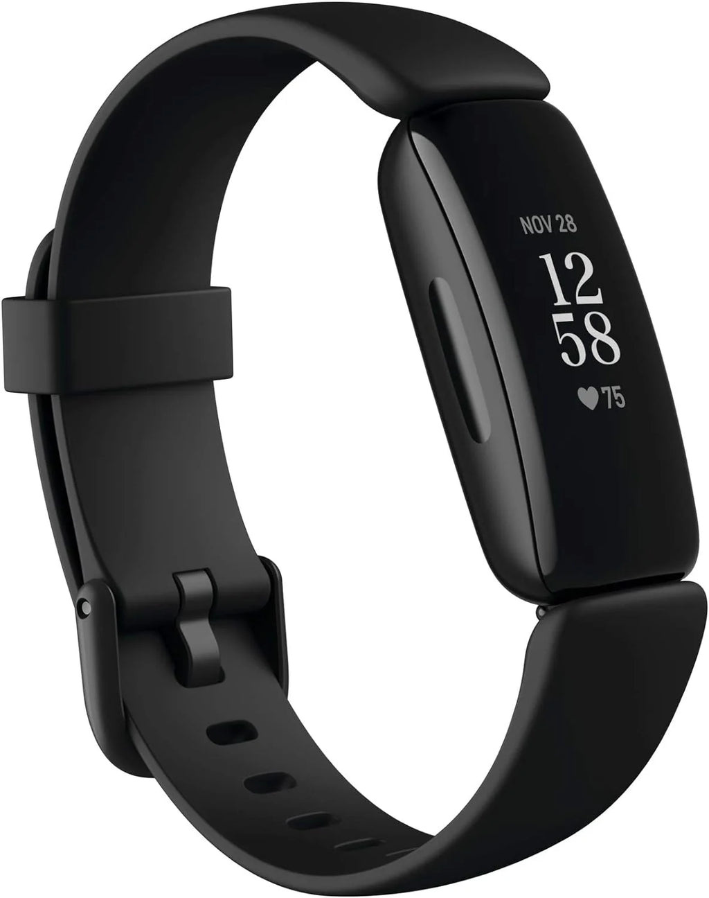 Fitness and Wellness-Tracker with Stress Management, Sleep-Tracking and 24/7 Heart Rate, One Size S L Bands Included, Lunar White/Soft Gold Stainless Steel, 1 Count